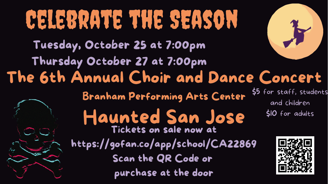 dance and choir poster